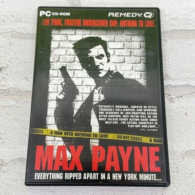 Max Payne PC CD-ROM Complete Remedy 3D Realms Action Shooter Game Windows