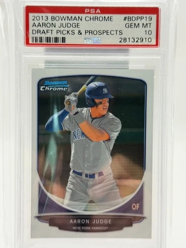 🔥Aaron Judge 2013 Bowman Chrome Draft Picks & Prospects PSA 10 Yankees MINT 🔥