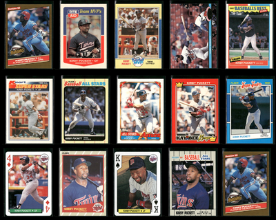 #ad Kirby Puckett Oddball Rare Minnesota Twins Lot of 15 FREE SHIPPING $9.99