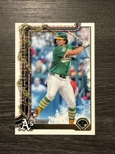 Nick Kurtz Rookie RC 2025 Topps Holiday Baseball Card #H40 Oakland Athletics