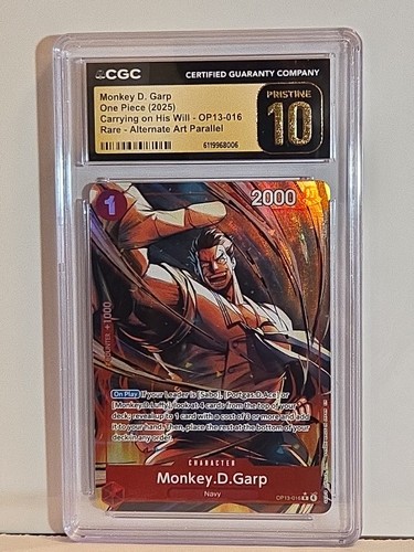 Monkey.D.Garp (Alternate Art) graded CGC 10 for sale on eBay