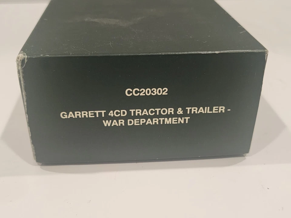 Corgi 1:50 Garrett 4CD Tractor & Trailer War Department CC20302 - Image 3 of 3