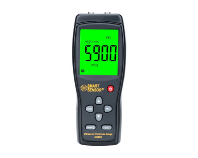 SMART SENSOR AS850 Portable Digital Ultrasonic Steel Plate Thickness Gauge with 