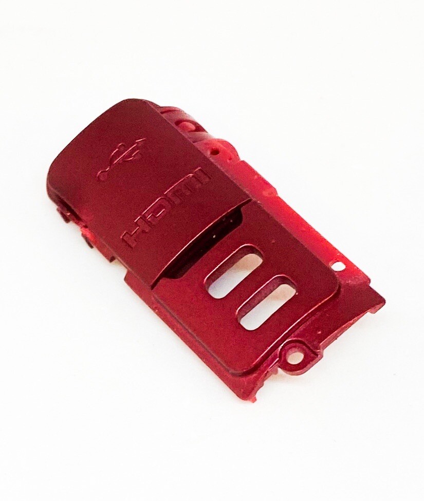 Canon Powershot SX720 HS Original Side Cover HDMI Door Red Repair