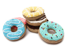 Donuts Crochet Doll Handmade Amigurumi Plush Toy VAC