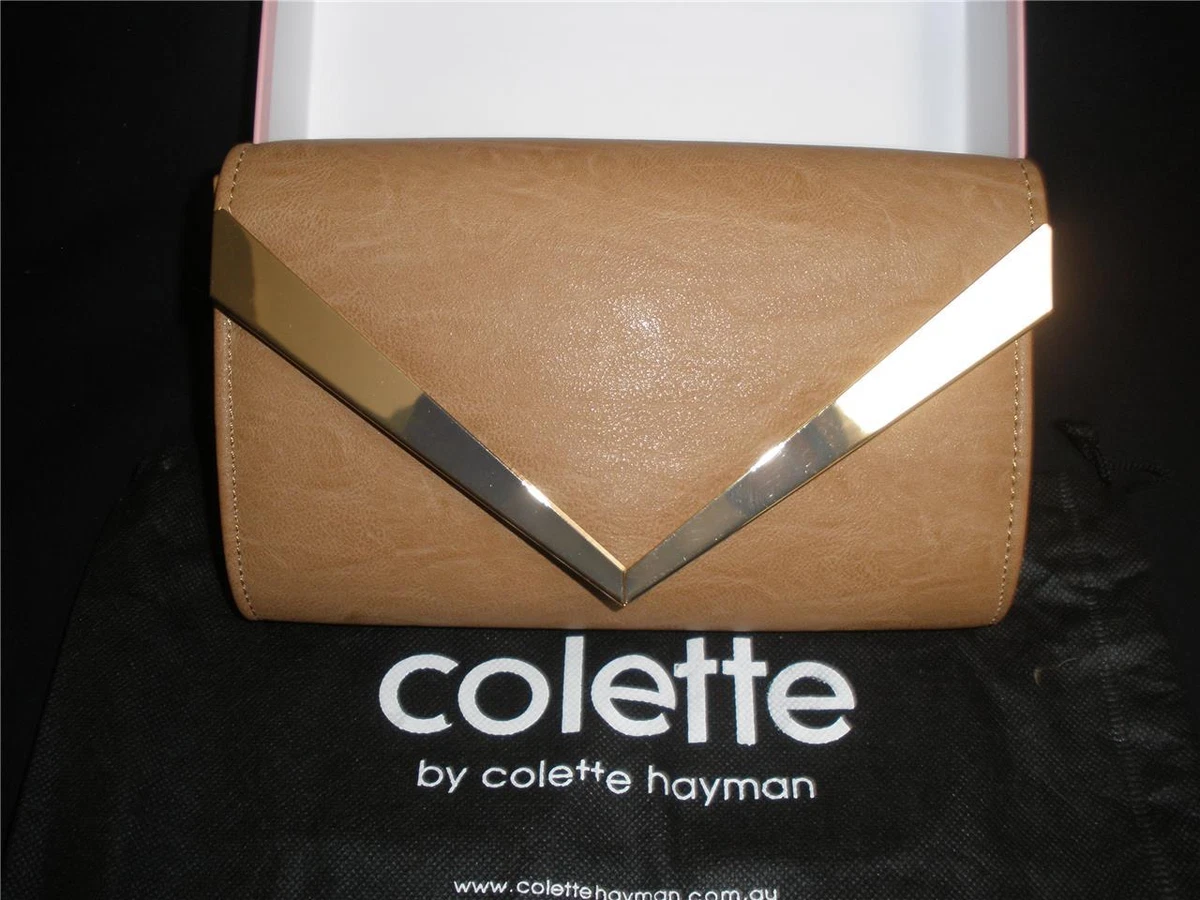 COLETTE BY COLETTE HAYMAN NAVY BLUE ALEX EVENING CLUTCH BAG💥💥 (NEW OLD  STOCK), Women's Fashion, Bags & Wallets, Purses & Pouches on Carousell