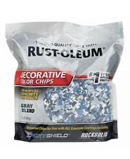 Rust-Oleum 301359 Decorative Color Chips, Gray Blend, 1lb