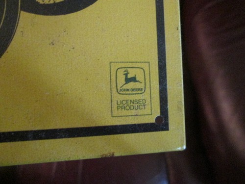 Nuevo letrero metálico de tractor de uso general GP John Deere con licencia 16" X 11" - Imagen 3 de 5