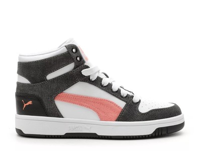 Woman's Fashion Sneakers Puma Rebound Layup High