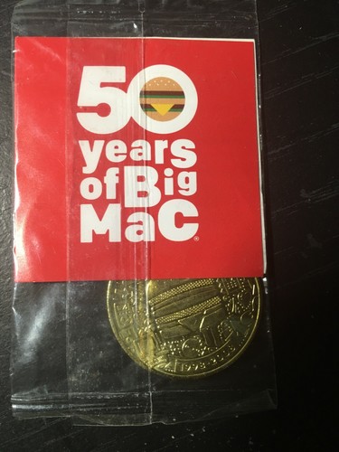 McDonalds 50 Years Of Big Mac Collectors Coin ** MacCoin ** COMPLETE SET * RARE - Picture 3 of 8