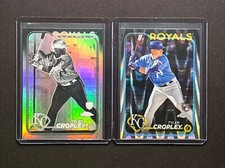2024 Topps Chrome Tyler Cropley RC #148 Negative/RayWave Refractors SP Lot(2)