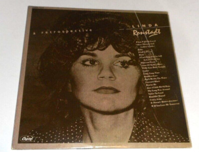 Linda Ronstadt 2LP  A Retrospective  Capitol SKBB-11629, ONE NEAR MNT OTHER EX