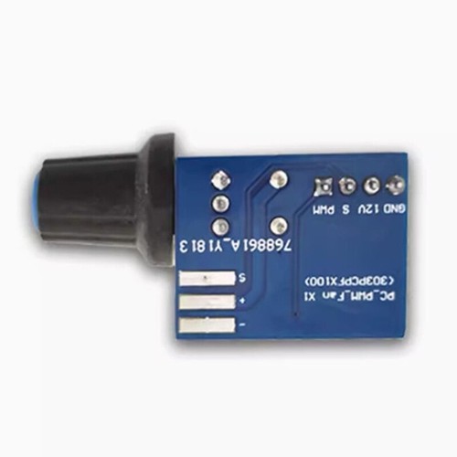 Fan Speed Controller For 12V Computer Case Fans, 4 Pin Single Channel, Quiet - Photo 6/10