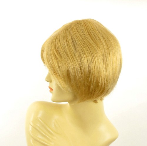 short wig for women light golden blond ref: LANA lg26 PERUK - Picture 3 of 9