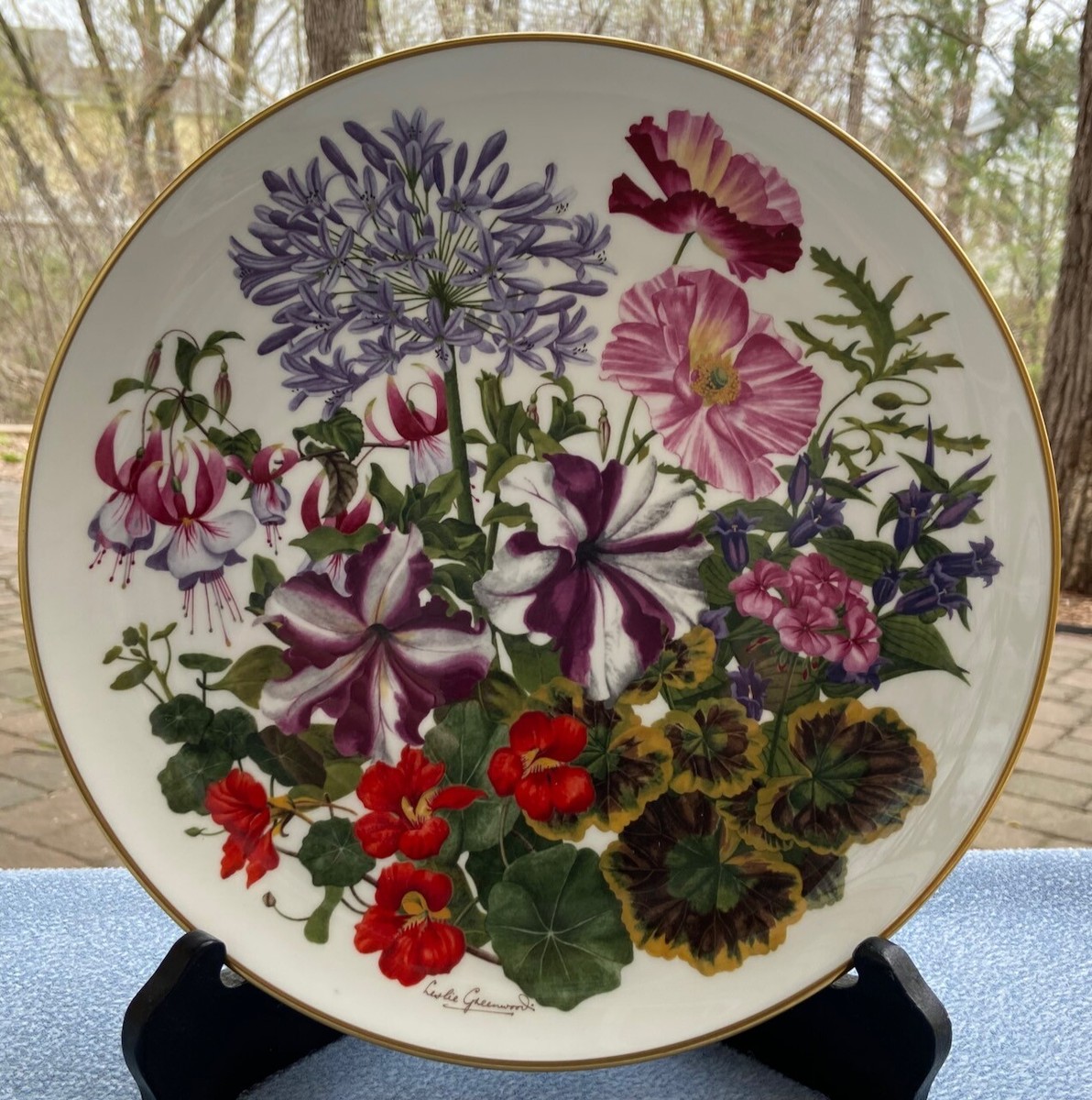 Wedgwood Franklin Porcelain Horticulture Society Flowers of the