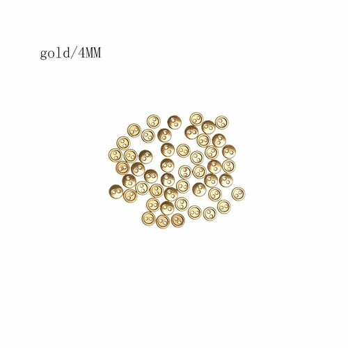 Clothing Metal 2-Holes Doll Button Sewing Buttons Round Buttons Apparel Sewing - Picture 14 of 16