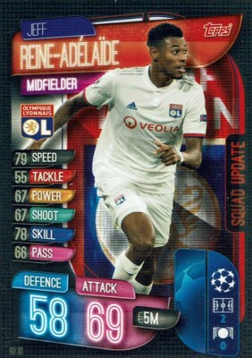 Topps Match Attax Champions League Extra 19/20 Karte Nr. SU 30 Reine-Adelaide
