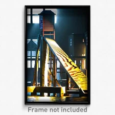 Pixel Art Poster - Agile Mill (8 Bit Psychedelic Trippy Weird Video Game Print)