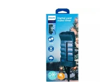 Philips Timer Outdoor Stake 6 Grounded Outlets Digital Timer