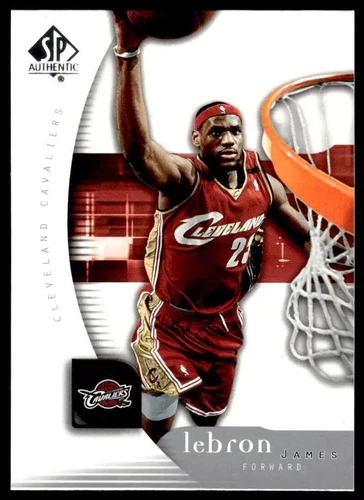 2005-06 SP Authentic #14 LeBron James BASKETBALL Cleveland Cavaliers