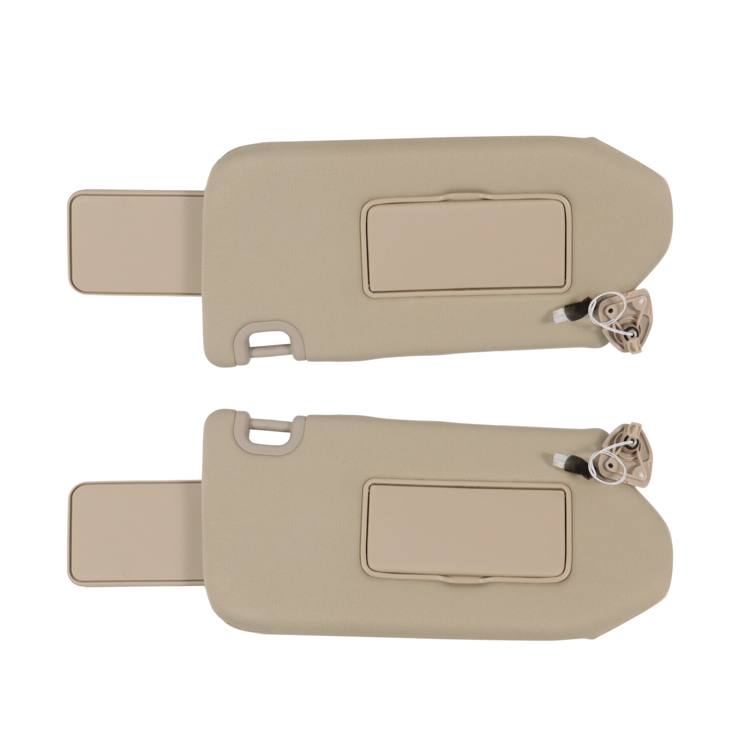 Pair LH+RH Sun Visor For 2013-18 Nissan Pathfinder /2014-17 Infiniti QX60 W/Lamp