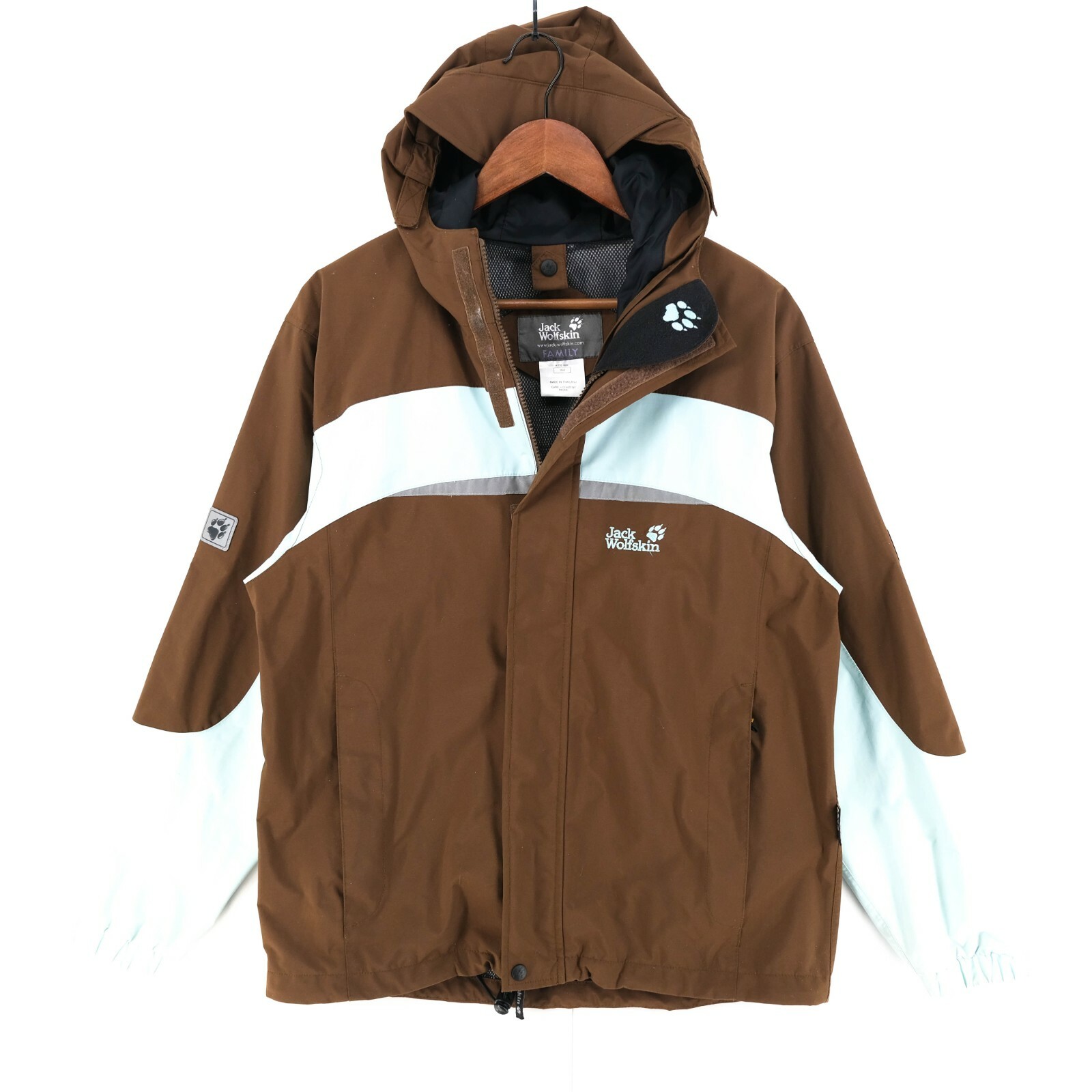 Kids Jack Wolfskin Brown Hooded 