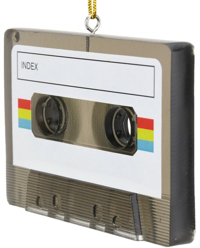 NO PACKAGING - Retro Cassette Tape Unique Fun Christmas Ornaments Personalizable - Picture 5 of 6