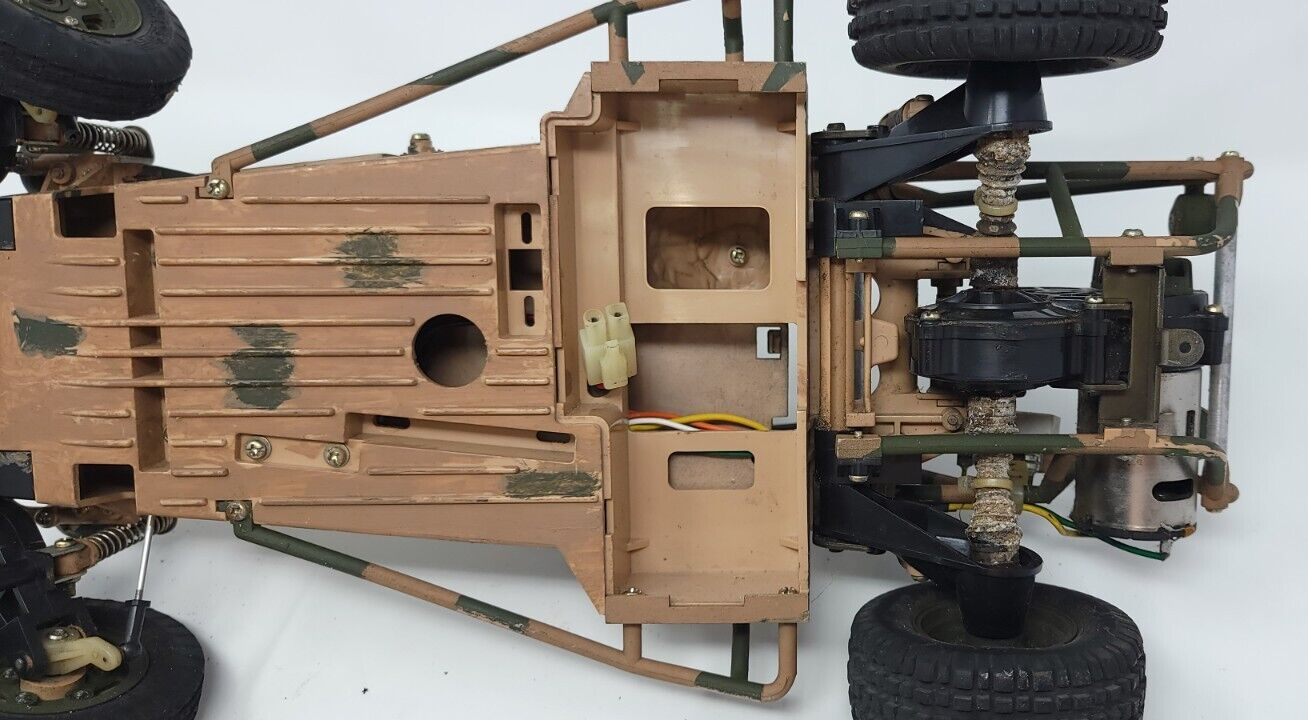Vintage 1980s Tamiya Fast Attack RC Vehicle with Sand Blaster Tires eBay