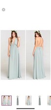 Show me your mumu luna halter maxi dress sage crisp Size L Womens