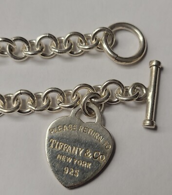 最終価格Tiffany＆Co. silver925 chain bracelet Tiffany & Co Sterling Silver 925 Infinity Heavy link X-Large