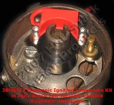 Electronic Ignition: Iron Bosch Non-Vac 2-Piece Points Dist: 010 or 019  3BOS4C2