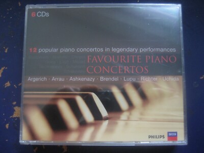 12 Favourite Piano Concertos 6 Cds Philips Box 4756243 legendary performances 