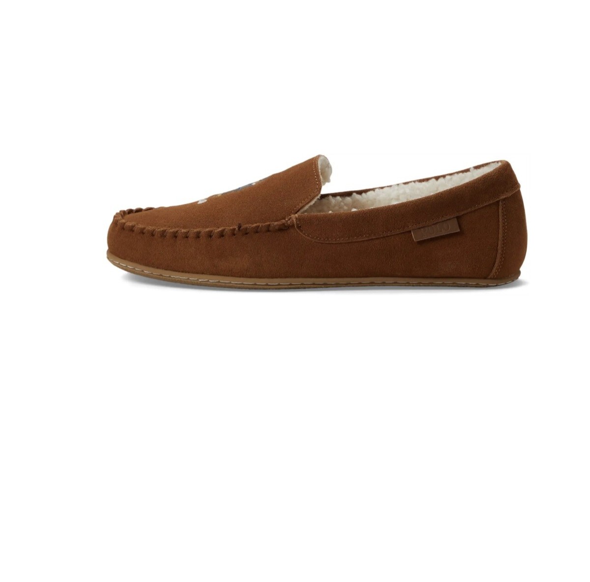 Polo Ralph Lauren Collins Bear Suede Memory Foam Moccasin Slippers Mens Sz 8 Ralph Lauren - Brandclub - Ralph Lauren Men main image 3