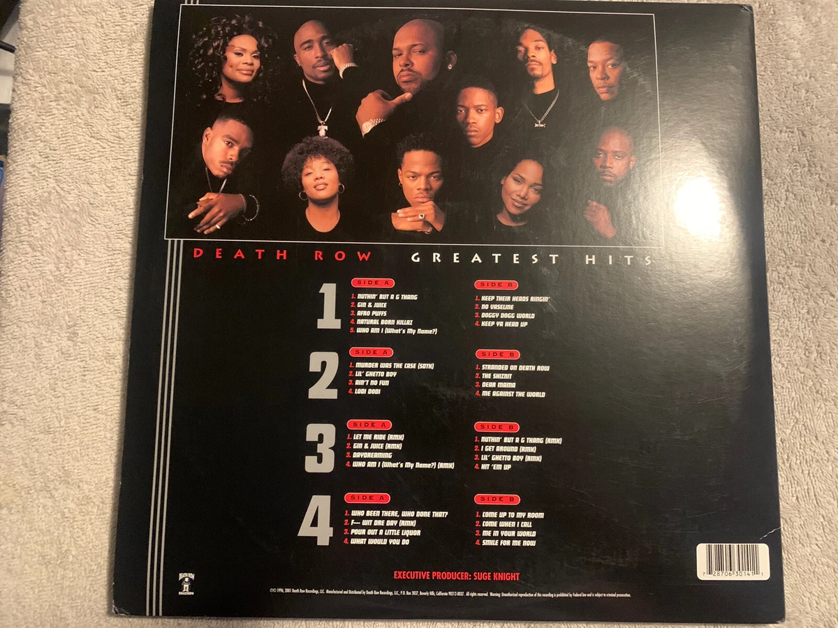 Death Row - Greatest Hits 4LP on Clear Vinyl (Dr. Dre, Snoop Dogg, Ice Cube)