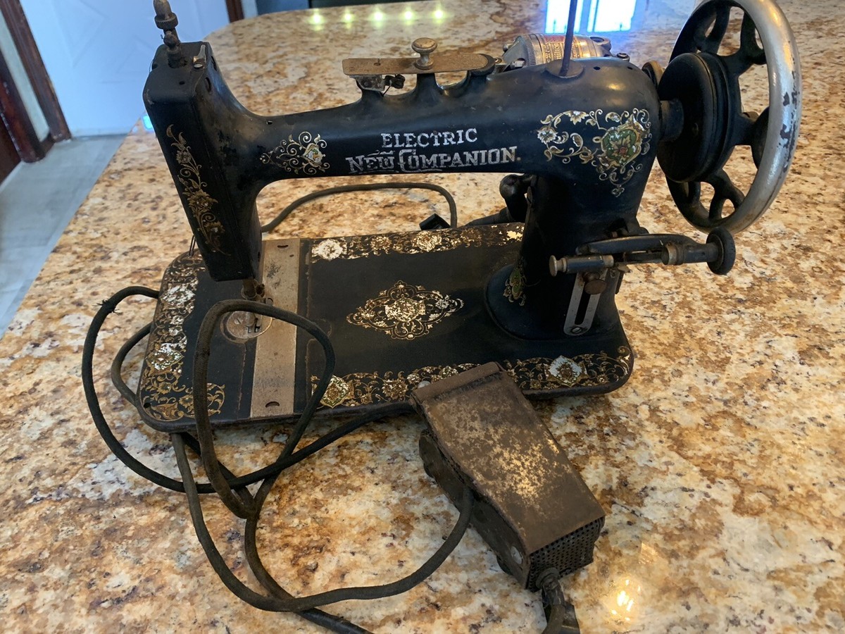 Antique New Home New Companion sewing machine for repair | eBay