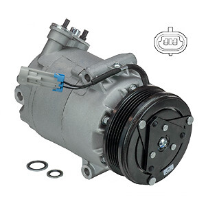 Compressor, air conditioning for OPEL VAUXHALL DELPHI TSP0155142 - Picture 2 of 6