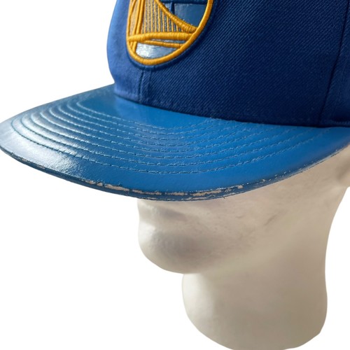 Mitchell & Ness Golden State Warriors Snapback Hat Cap Adjustable OSFM Damaged - Picture 15 of 16