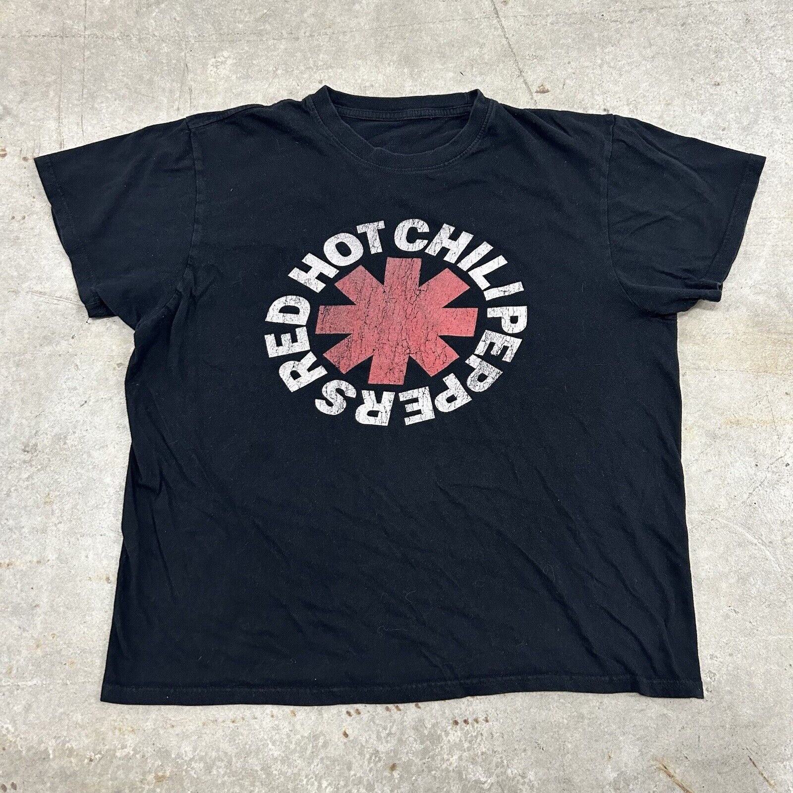 Red Hot Chili Peppers Vintage Band Tee Black T Shirt Size X Red Hot Chili Peppers Vintage Band Tee Black T Shirt Size X