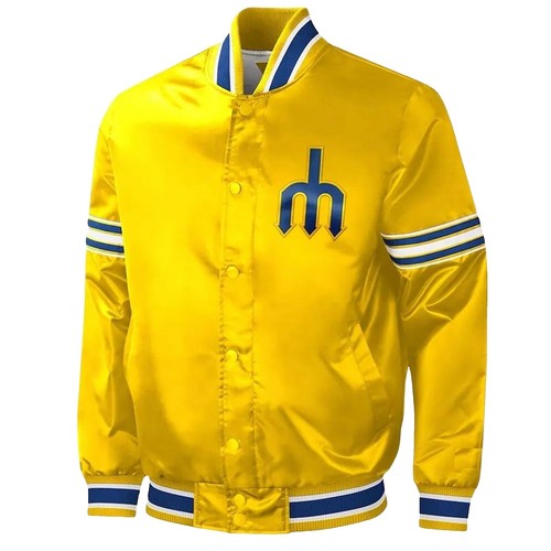 Vintage Seattle Mariners Jacket Majestic XXL RN 53157 Embroidered
