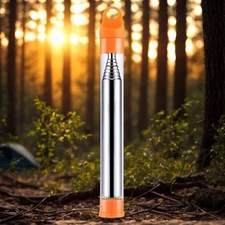 2PCS  Pocket Bellow Collapsible Tool Blow Fire Tube Camping Survival