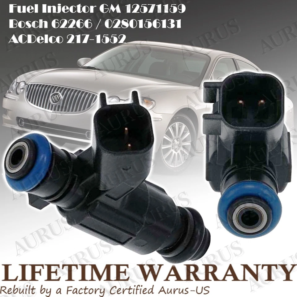 Inyectores de combustible Bosch x6 OEM PARA 2005-2008 Buick Allure Cadillac CTS SRX STS 3,6 L Foto 3 de 4