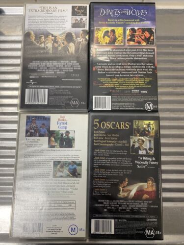 The Pianist, Dances With Wolves (sealed), Forrest Gump, American Beauty - VHS - Picture 2 of 2