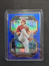 2022 Panini Prizm Draft Picks Baseball Bryce Hubbart RC Blue Prizm #PDP94