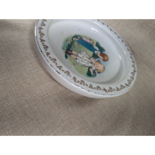 D.E. McNicol Vintage Baby Teller 8" Durchmesser 1 1/2" tief Keramik Campbell Suppe Kinder - Bild 5 von 10