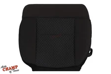 2007-2008 Ford F150 FX4 - Driver Side Bottom Replacement Cloth Seat Cover Black