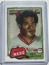 2022 Topps Spotlight 70 II By Andy Friedman - 1981 Topps #23 Ken Griffey