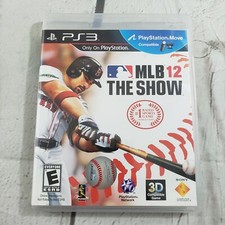 MLB 12: The Show (Sony PlayStation 3, 2012) Baseball Adrian Gonzalez On Cover 