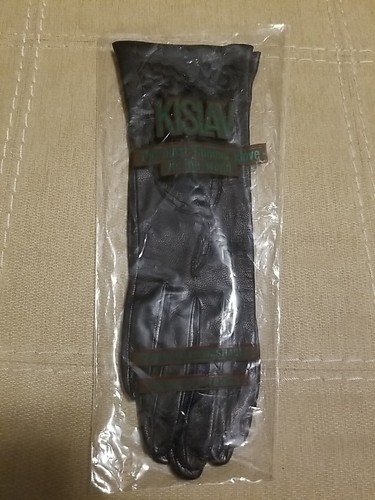 Vintage Kislav Black Leather Gloves Size 6 Made In France - Picture 6 of 7
