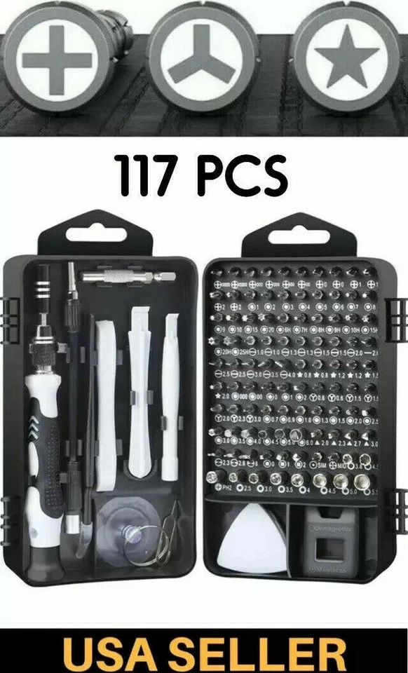 117PCS Screwdriver Set for iphone x xs xs max iphone 11 iphone 12 pro  samsung - Image 2 of 4