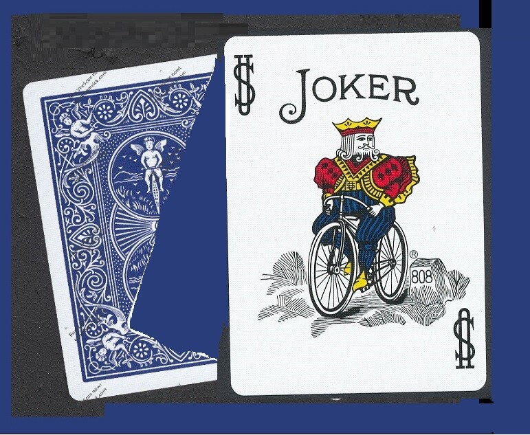 Playing Card. Joker. BIKE.BEESale ! (SELECT CARD COLOR OR